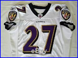 #27 Ray Rice Authentic Game Issued Ravens Jersey