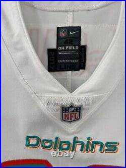 #28 BOBBY McCAIN MIAMI DOLPHINS NIKE TEAM ISSUED JERSEY SZ-42 YEAR 2017 SPECIAL