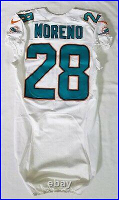 #28 Knowshon Moreno of Miami Dolphins NFL Locker Room Game Issued Jersey