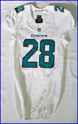 #28 Knowshon Moreno of Miami Dolphins NFL Locker Room Game Issued Jersey