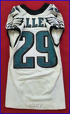 #29 Nate Allen of Philadelphia Eagles NFL Game Issued Player Worn Jersey