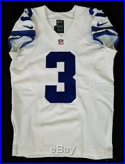 #3 Mark Sanchez (QB) of Dallas Cowboys NFL Game Issued Lightly Worn Jersey