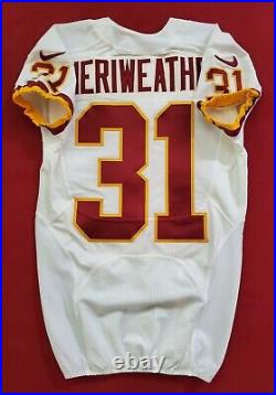 #31 Brandon Meriweather Washington Redskins NFL Locker Room Game Issued Jersey