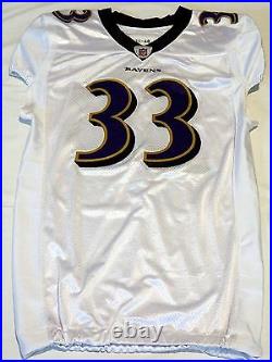 #33 Jalen Parmele of Baltimore Ravens NFL Game Issued Jersey BR1694