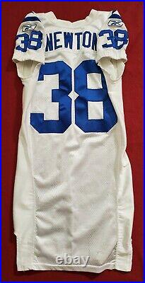 #38 Newton of Indianapolis Colts NFL Game Issued Player Worn Jersey