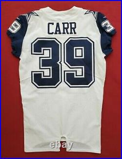 #39 Brandon Carr of Dallas Cowboys Color Rush Game Issued Jersey