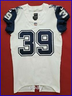 #39 Brandon Carr of Dallas Cowboys Color Rush Game Issued Jersey