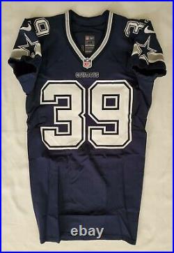 #39 Brandon Carr of Dallas Cowboys NFL Locker Room Game Issued Jersey