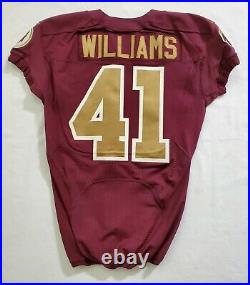 #41 Madieu Williams of the Redskins NFL Alternate Game Issued Jersey 06083