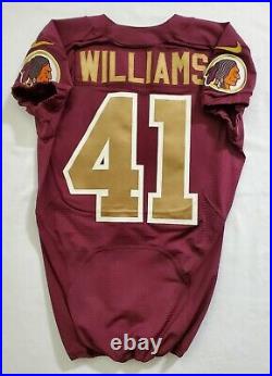 #41 Madieu Williams of the Redskins NFL Alternate Game Issued Jersey 06083