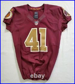 #41 Madieu Williams of the Redskins NFL Alternate Game Issued Jersey 06083