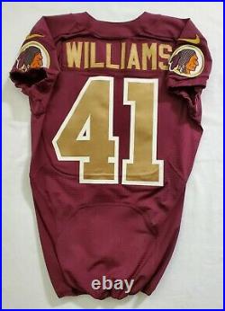 #41 Madieu Williams of the Washington Redskins NFL Alternate Game Issued Jersey