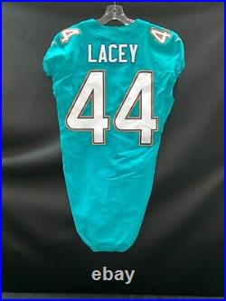 #44 Deon Lacey Miami Dolphins Team Issued/game Used Authentic Nike Jersey