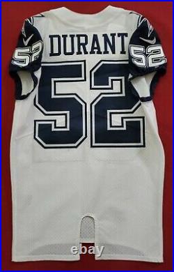 #52 Justin Durant of Dallas Cowboys Color Rush Game Issued Jersey