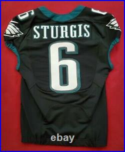 #6 Caleb Sturgis of Philadelphia Eagles NFL Game Issued Alternate Jersey 64493