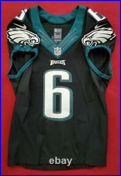 #6 Caleb Sturgis of Philadelphia Eagles NFL Game Issued Alternate Jersey 64493