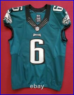#6 Caleb Sturgis of Philadelphia Eagles NFL Locker Room Game Issued Home Jersey