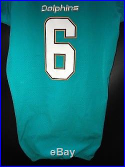 #6 Jay Cutler Miami Dolphins Game Used/team Issued Nike Jersey Yr-2017 Sz-44