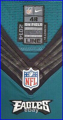 #66 Andrew Gardner of Philadelphia Eagles NFL Locker Room Game Issued Jersey
