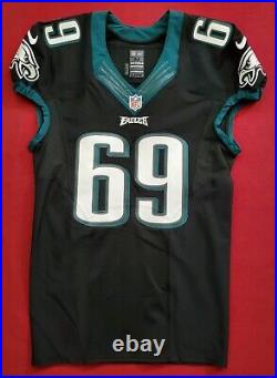 #69 Wisniewski of Philadelphia Eagles NFL Game Issued Alternate Jersey