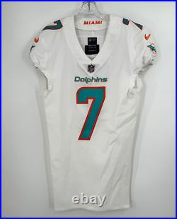 #7 Jason Sanders Miami Dolphins Nike Team Issued Jersey Sz-38 Year 2017