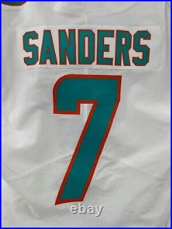 #7 Jason Sanders Miami Dolphins Nike Team Issued Jersey Sz-40 Year 2017