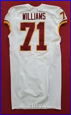 #71 Trent Williams of Washington Redskins NFL Game Issued Road Jersey 81675