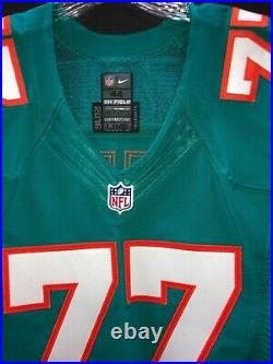 #77 Billy Turner Miami Dolphins Game Used/issued Throwback Nike Jersey Packers