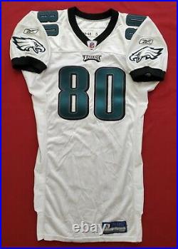 #80 Johnson of Philadelphia Eagles NFL Locker Room Game Issued Jersey