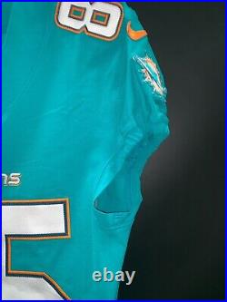 #82 Mitch Matthews Miami Dolphins Game Used/team Issued Authentic Nike Jersey