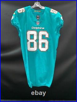 #86 Chris Pantale Miami Dolphins Team Issued/game Used Authentic Nike Jersey