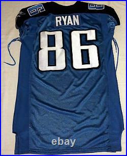 #86 Sean Ryan of Tennessee Titans NFL Game Issued Road Jersey 10-48