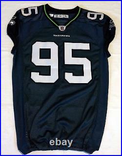 #95 Shirley of Seattle Seahawks NFL Locker Room Game Issued Jersey