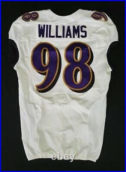 #98 Brandon Williams of Baltimore Ravens NFL Game Issued Jersey BR 1849