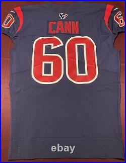 A. J. Cann Houston Texans NFL Team Issued Color Rush Game Jersey (South Carolina)