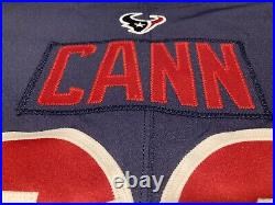 A. J. Cann Houston Texans NFL Team Issued Color Rush Game Jersey (South Carolina)