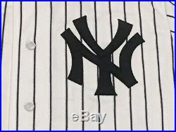 AARON HICKS #31 size 44 2018 Yankees Game Jersey Issued HOME POST SEASON MLB