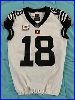 AJ Green Team Issued Game Jersey Cincinnati Bengals. COA