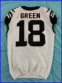 AJ Green Team Issued Game Jersey Cincinnati Bengals. COA