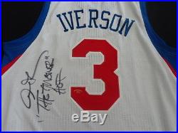 Allen Iverson Autographed Philadelphia 76ers Game Issued 2014-15 Jersey