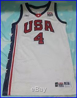 Allen Iverson Game Issued 2003 Team USA Basketball Game Issued Jersey