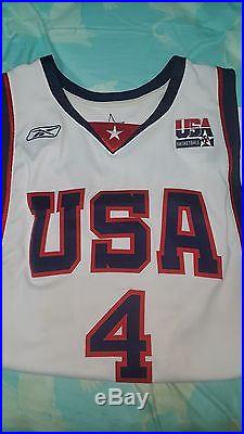 Allen Iverson Game Issued 2004 Team USA Basketball Game Issued Jersey