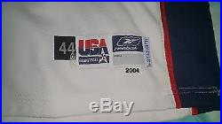 ALLEN IVERSON GAME ISSUED 2004 TEAM USA BASKETBALL GAME ISSUED JERSEY