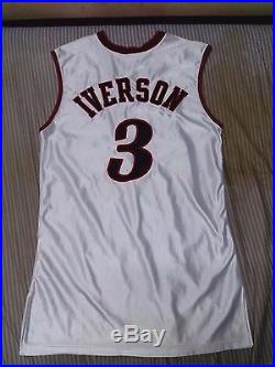 Allen Iverson Game Issued Nba Final Game Jersey