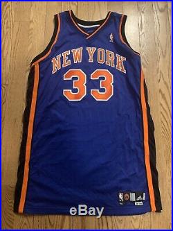 AUTHENTIC ADIDAS TEAM ISSUED GAME JERSEY New York Knicks Patrick EWING