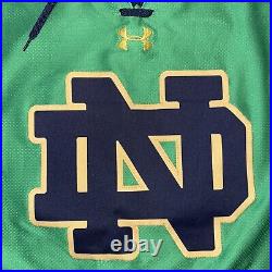 AUTHENTIC UNDER ARMOUR NOTRE DAME HOCKEY JERSEY. Team Issued Game worn. Size 48