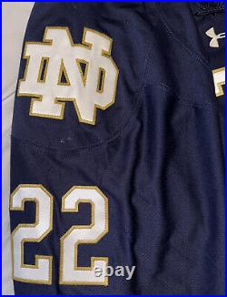 AUTHENTIC UNDER ARMOUR NOTRE DAME Hockey jersey. Team Issued Game worn size 50