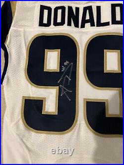 Aaron Donald Signed Team Issued Game Jersey Un Used Worn L. A. Rams NFL Auctions