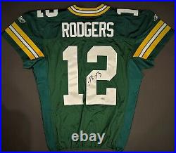 Aaron Rodgers 2010 Green Bay PACKERS GAME ISSUED Autographed Jersey FANATICS