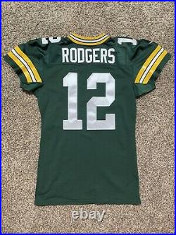 Aaron Rodgers 2014 Green Bay Packers Game Issued Nike Jersey